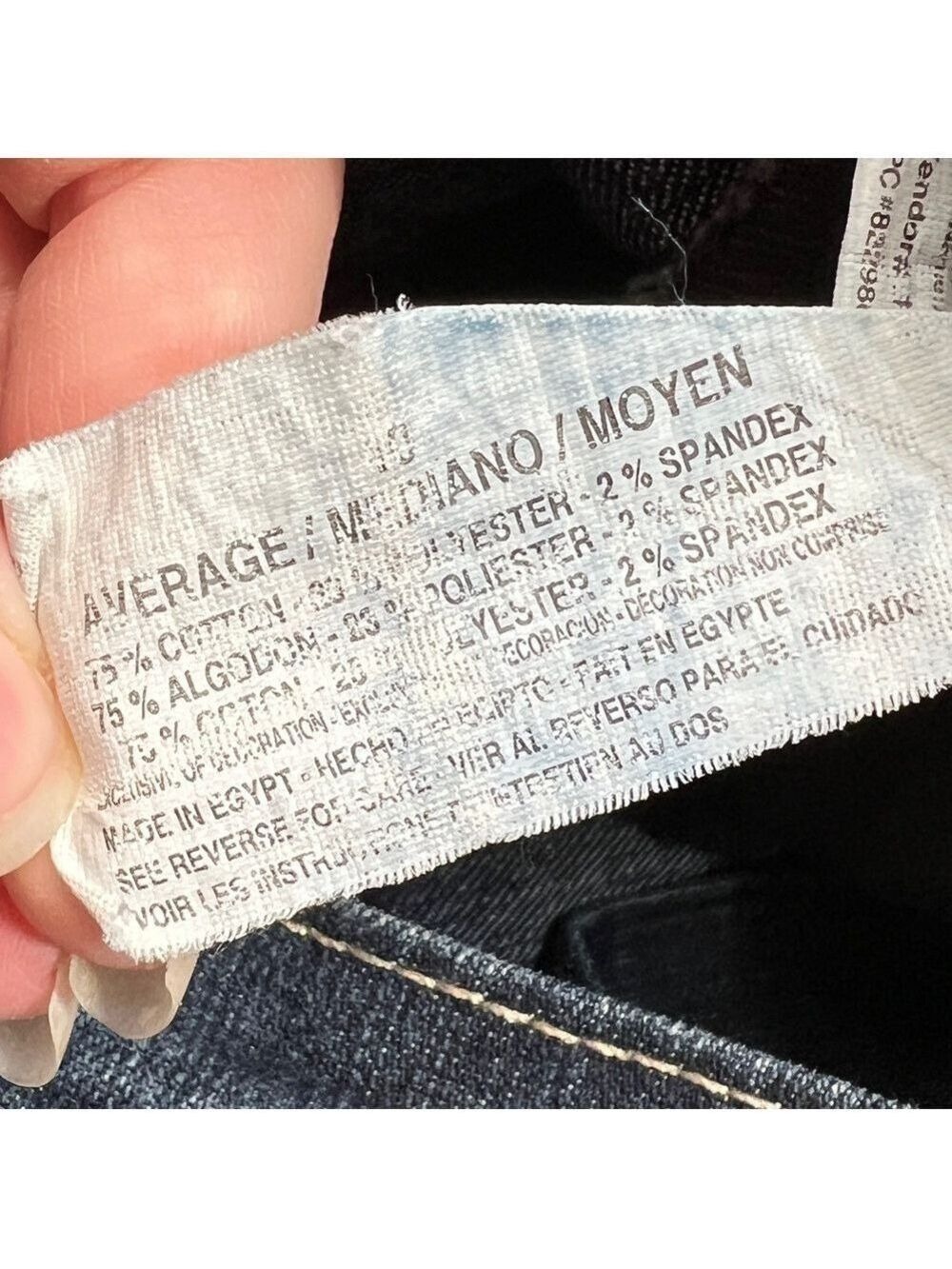 5/$25 ⭐️ Gloria V. 10 Amanda Dark Wash Jeans Pockets High Waisted Straight Leg - Picture 8 of 8